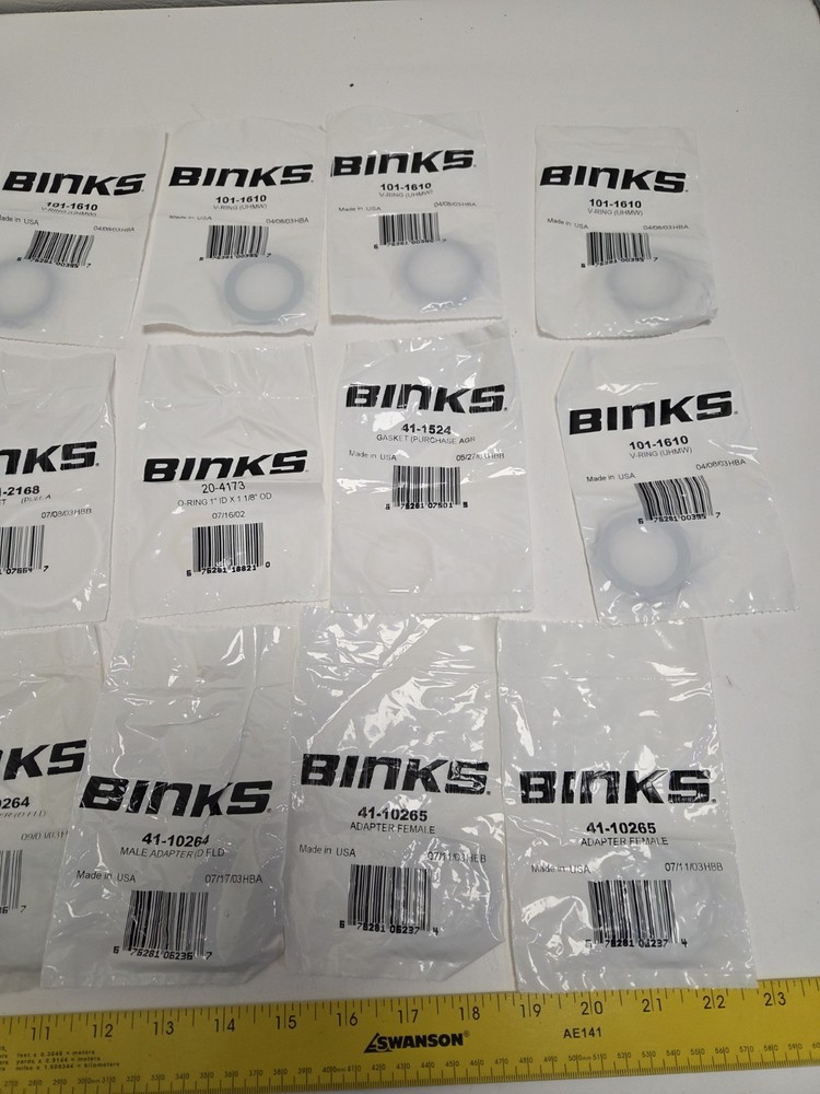 Binks 41-11450 D Sec Low Pump Soft Seal Kit