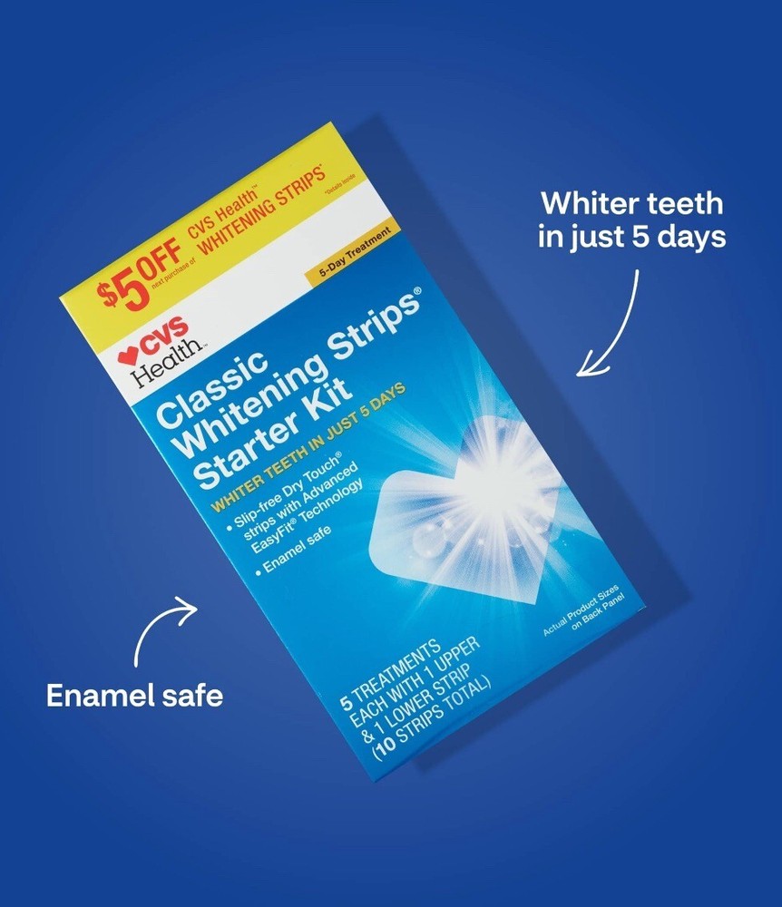 Classic Teeth Whitening Strips Starter Kit