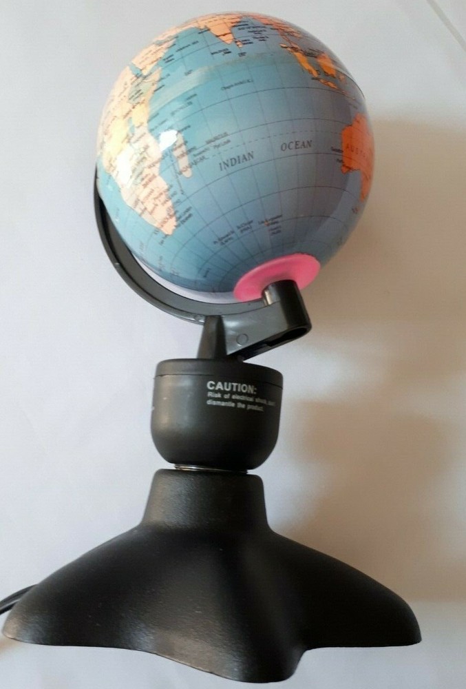 Sunbeam Small Color Changing Desktop World Map Globe