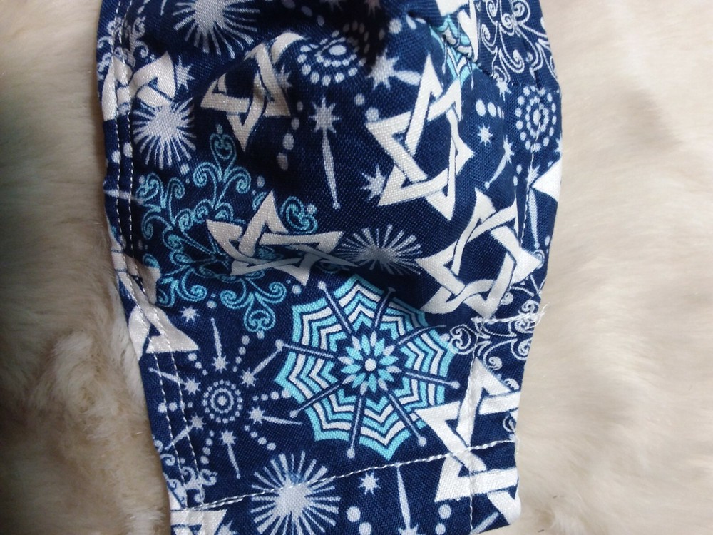 Hanukkah Cotton Face Mask Medium