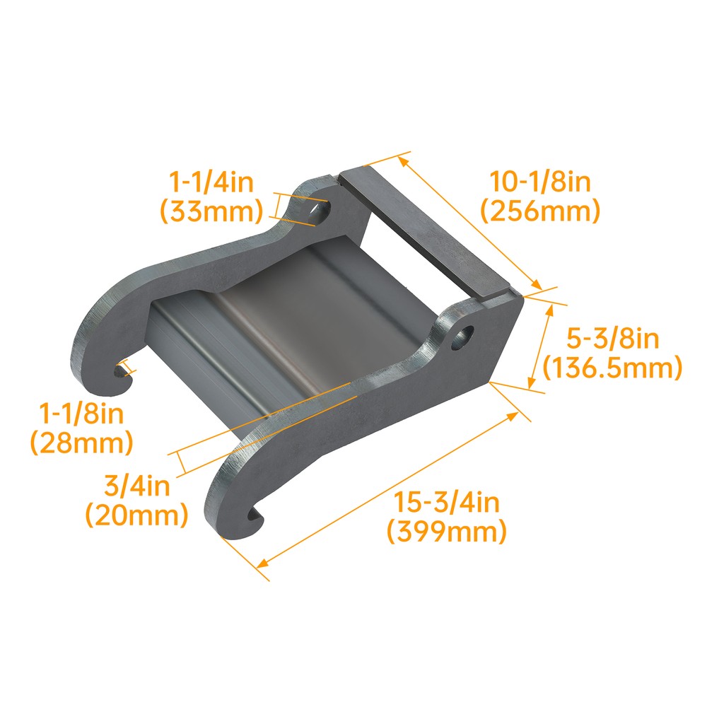 For Bobcat X-change E Series Steel Quick Attach Excavator Coupler Bracket