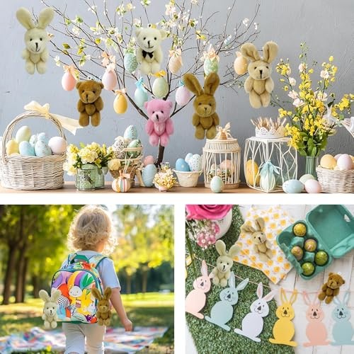 12 Pcs Prefilled Easter Eggs with Animals Filled Easter Eggs with Toys Inside