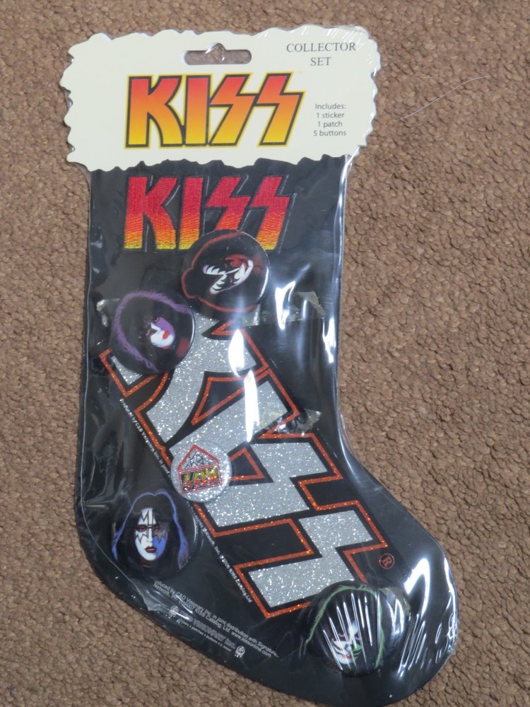 KISS OFFICIAL 7 PIECE COLLECTOR SET CHRISTMAS STOCKING SEALED 2007
