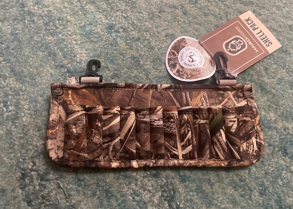 HARDCORE SHELL PACK REALTREE MAX5 NEW 24 Shell Loops Zippered Compartment HUNTER