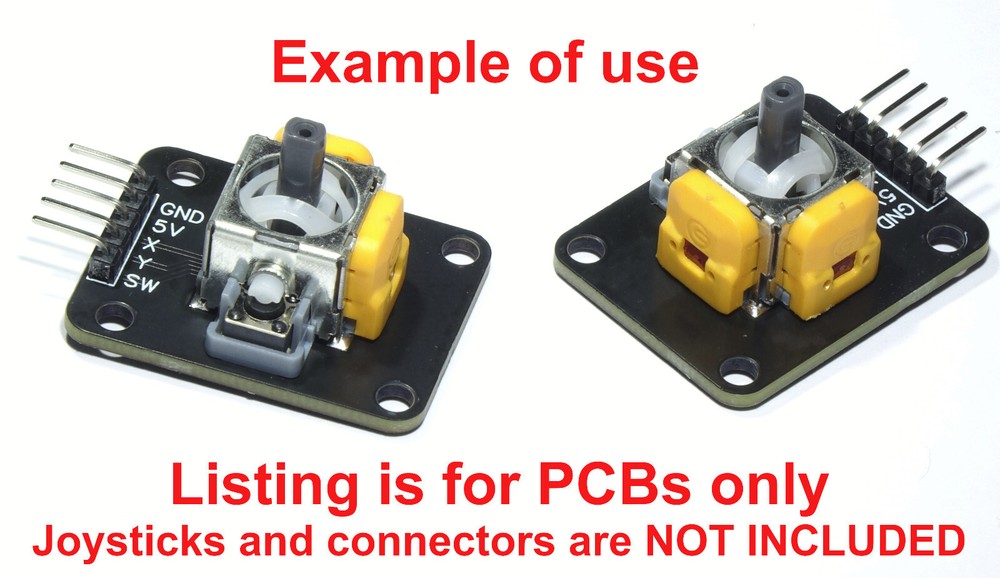 PS5 Hall Effect Joystick Module – 4 X Breakout PCBs - Arduino / Raspberry Pi