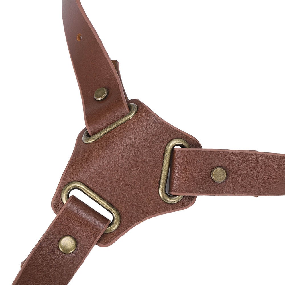 Leather Camera Shoulder Strap Universal Adjustable Shoulder Harness, For DSLR