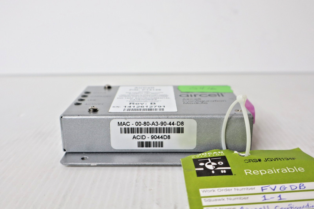 AirCell P14126 Configuration Module 075095-0501 - Removed Working