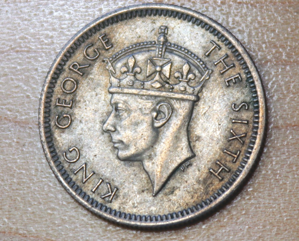 1950 Malaya 10 Cents