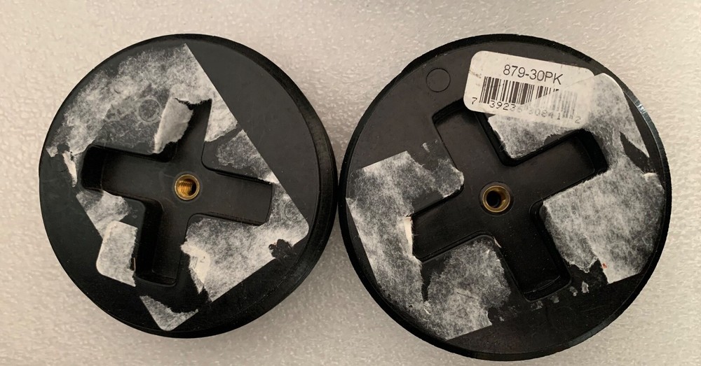 2X Sioux Chief Polypropylene Countersunk Slotted Cleanout Flush Plug 3 in.
