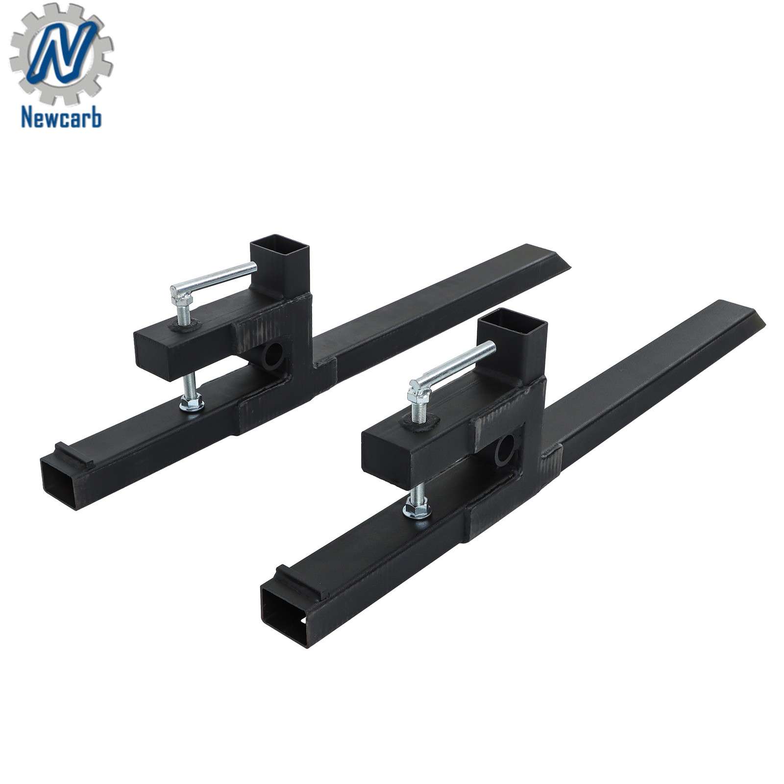 2000 Lbs 43" Clamp On Loader Bucket Forks Tractor Skid Steer Pallet Forks