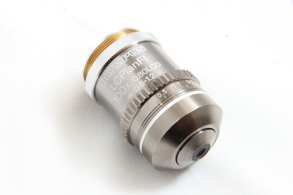 Olympus LCPlanFI 100x / 0.80 LCD Microscope Objective Lens #5633