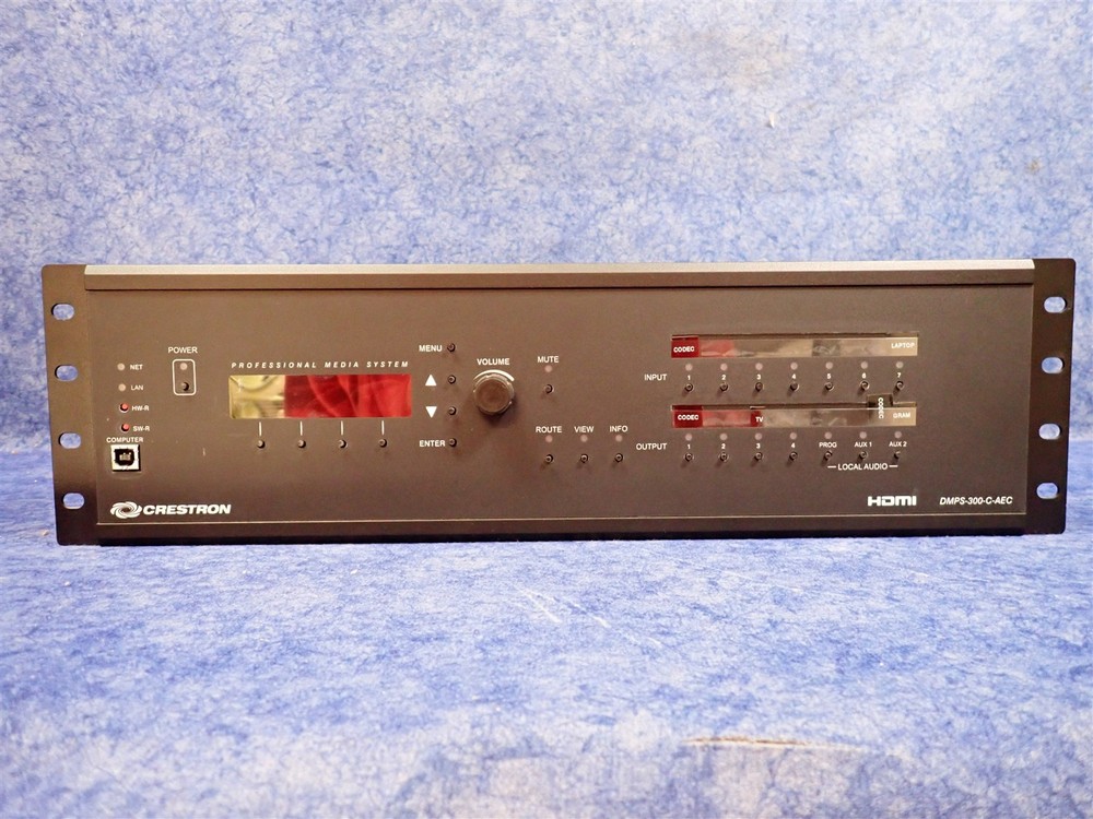Crestron DMPS3-300-C-AEC DigitalMedia Presentation System Aud Conf Interface FF6
