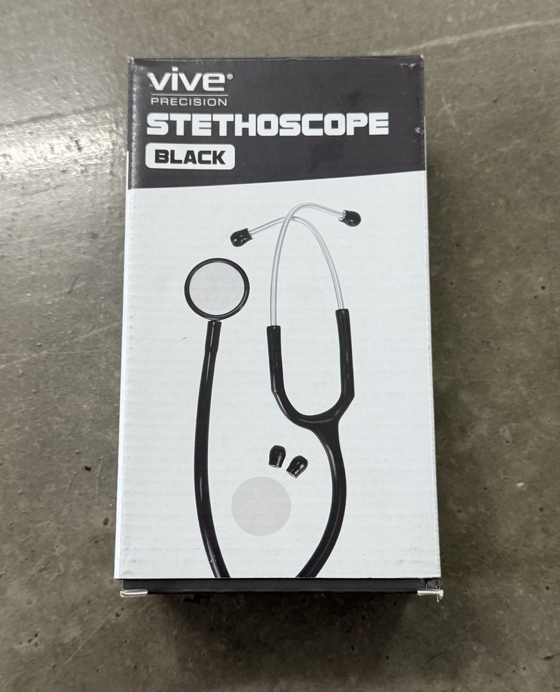 Vive Precision Stethoscope - Black DMD101BLK. NEW