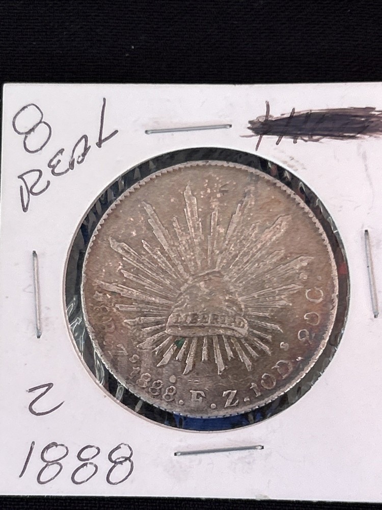 8 Reales  1888 Silver .903