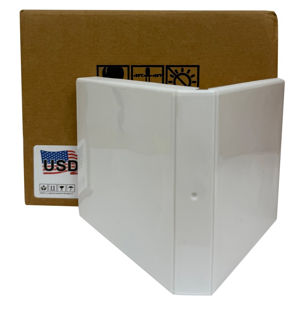 USDISC PP Poly Cases 26mm Stackable, 16 Disc (White) Lot