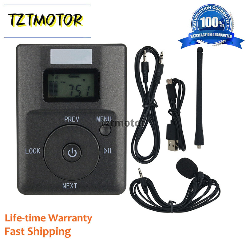 HRD-831 Portable FM Transmitter With Mic 500M Support TF Card Micro USB Charge