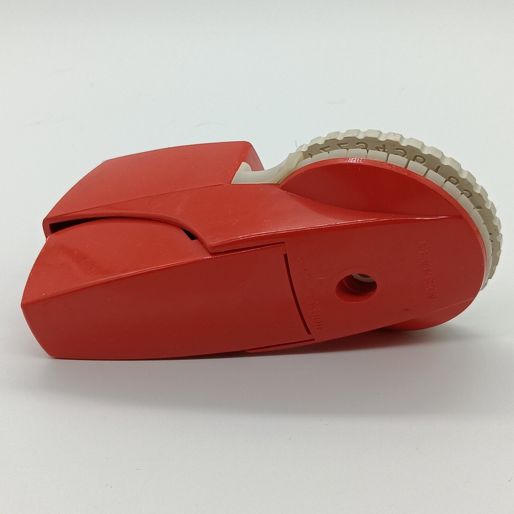 Mini Label Mate Dennison Label Maker Red Vtg