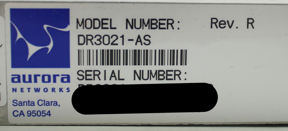 Aurora Networks Digital Receiver DR3021-AS