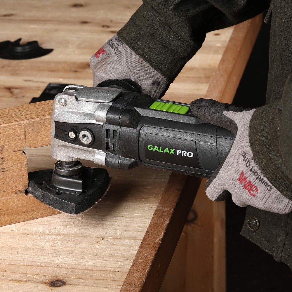 GALAX PRO 3.5A 6 Variable Speed Oscillating Multi Tool Kit 12.8 inches, Gray