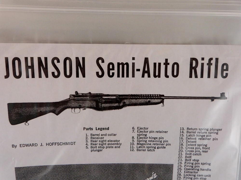 JOHNSON SEMI-AUTO RIFLE BREAK DOWN INSTRUCTION KIT