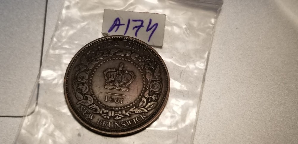 Canada 1864 New Brunswick Large Cent Ida174.