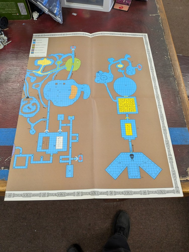 Nightmare Keep W/ Map 9341 AD&D 2ND Edition Fa2 TSR