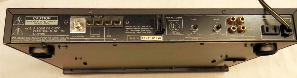 Harmon Kardon Citation 23 Active Tracking Tuner