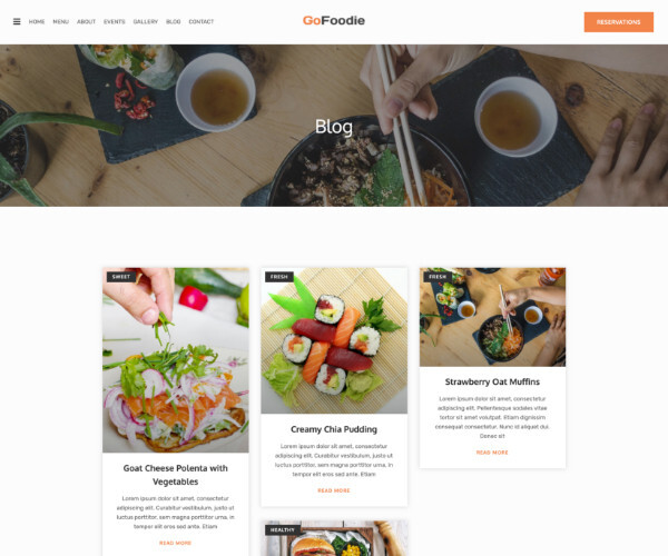 Premium Wordpress Elementor Template Kit Bundle | Food & Drink theme