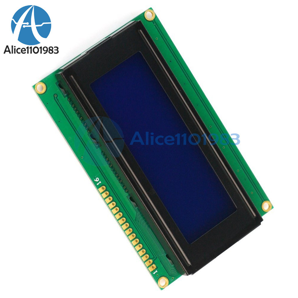 3.3V Blue 2004 20x4 Character LCD Display Module w/Tutorial,HD44780 Controller