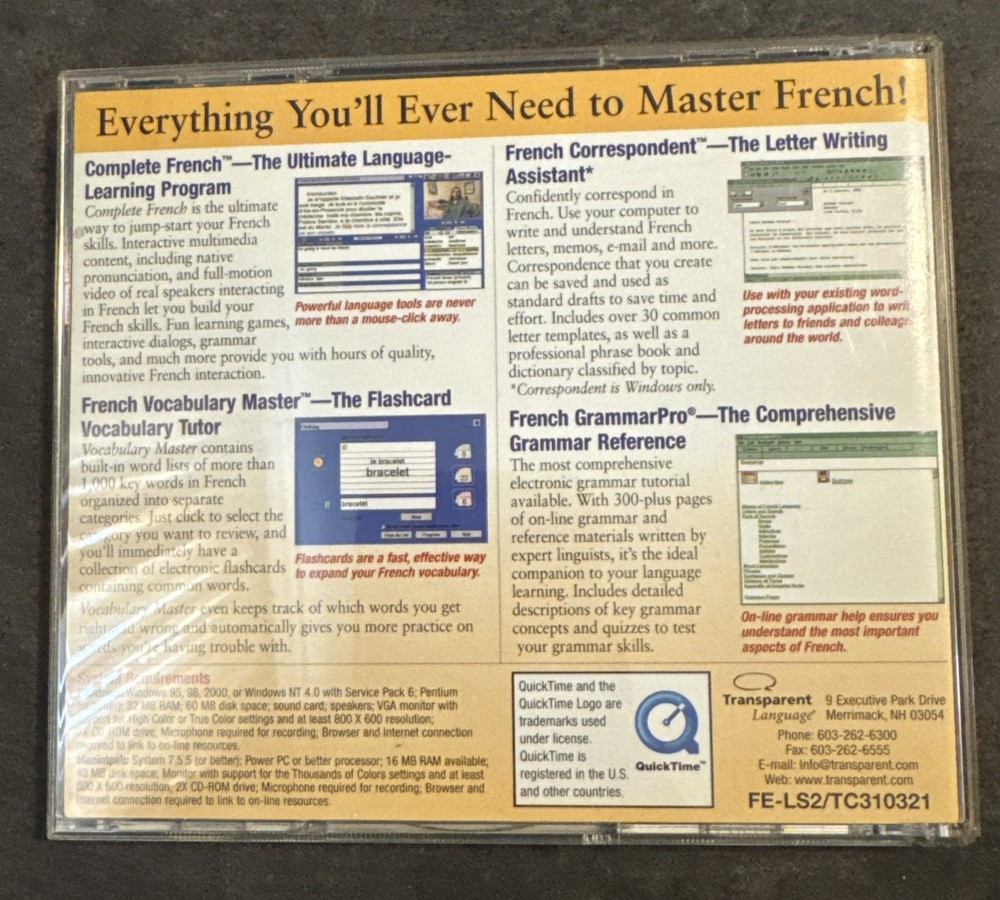 Complete french CD