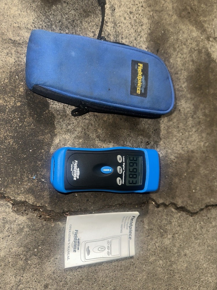 fieldpiece srpm2 lacer digital tachometer