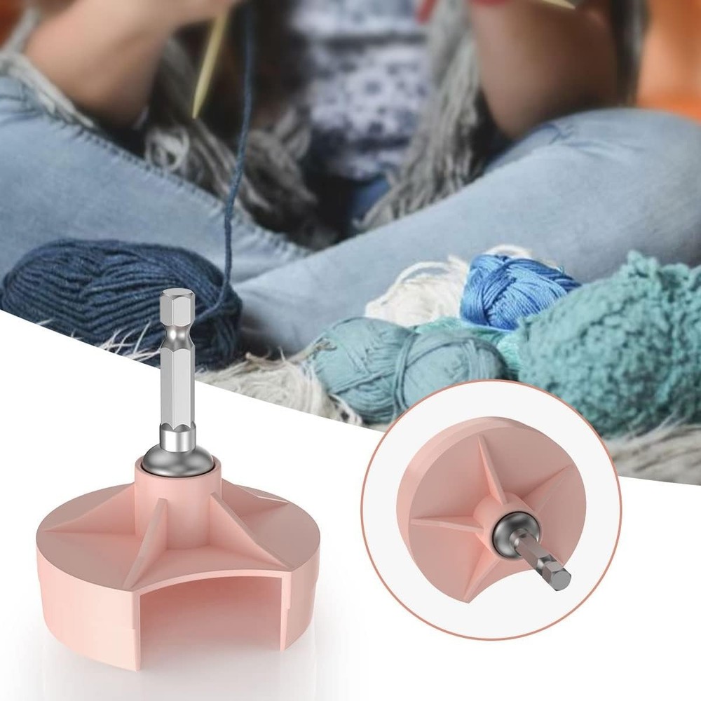 Beginner-Friendly Knitting Machine Adapter - Fast DIY Craft Solutions in Pink