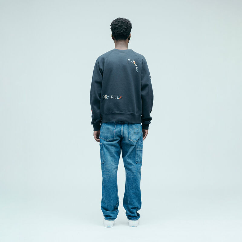 HUMAN MADE Embroidered Sweatshirt Black HM31CS067
