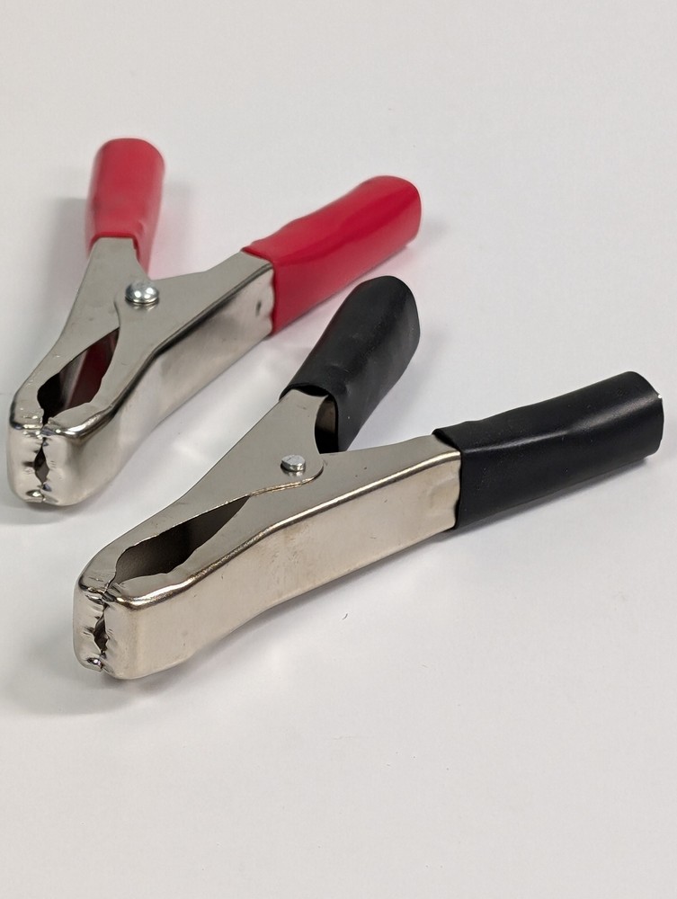 30 AMP BATTERY CLIPS 4" OVERALL LENGTH (2 PACK)