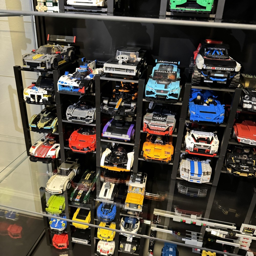 Lego Speed Champions Display Stands Stackable Garage Lifts Customizable 3 Tier