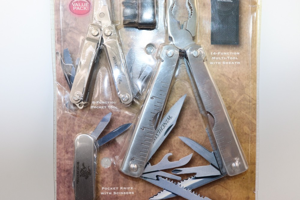 Winchester 6 Piece Knife & Tool Set Bits, Multi-Tools, Pocket Knives