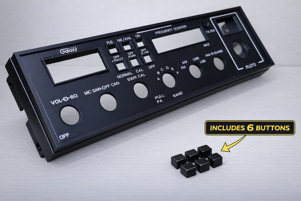 GALAXY PLUTO BEZEL REPLACEMENT (INCLUDES FACEPLATE AND BUTTONS)