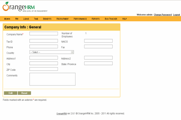 Human Resource Management Software Installation