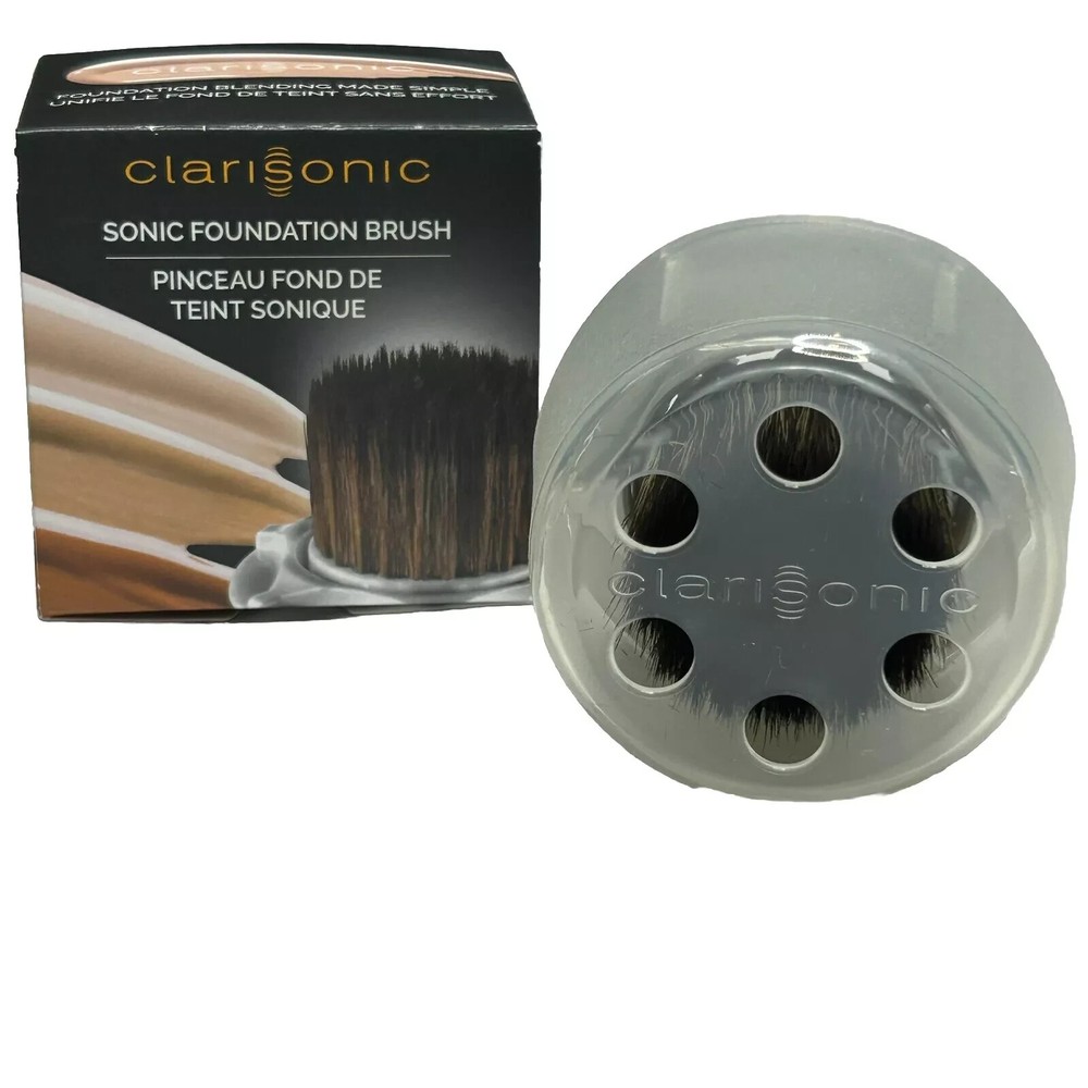 AUTHENTIC Clarisonic Sonic Foundation Brush Attachment Head New