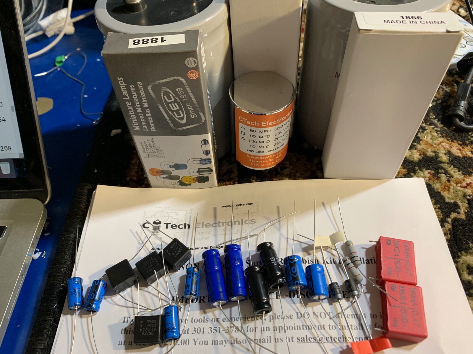 Deluxe  Restoration Kit McIntosh MC2100 MC-2100 Amplifier