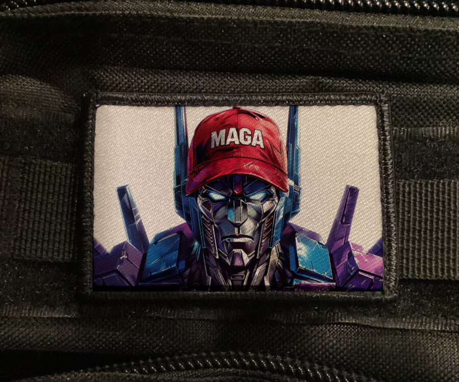 Maga Tron Trump Patch Transform Megatron Morale Tactical Hook [sub]