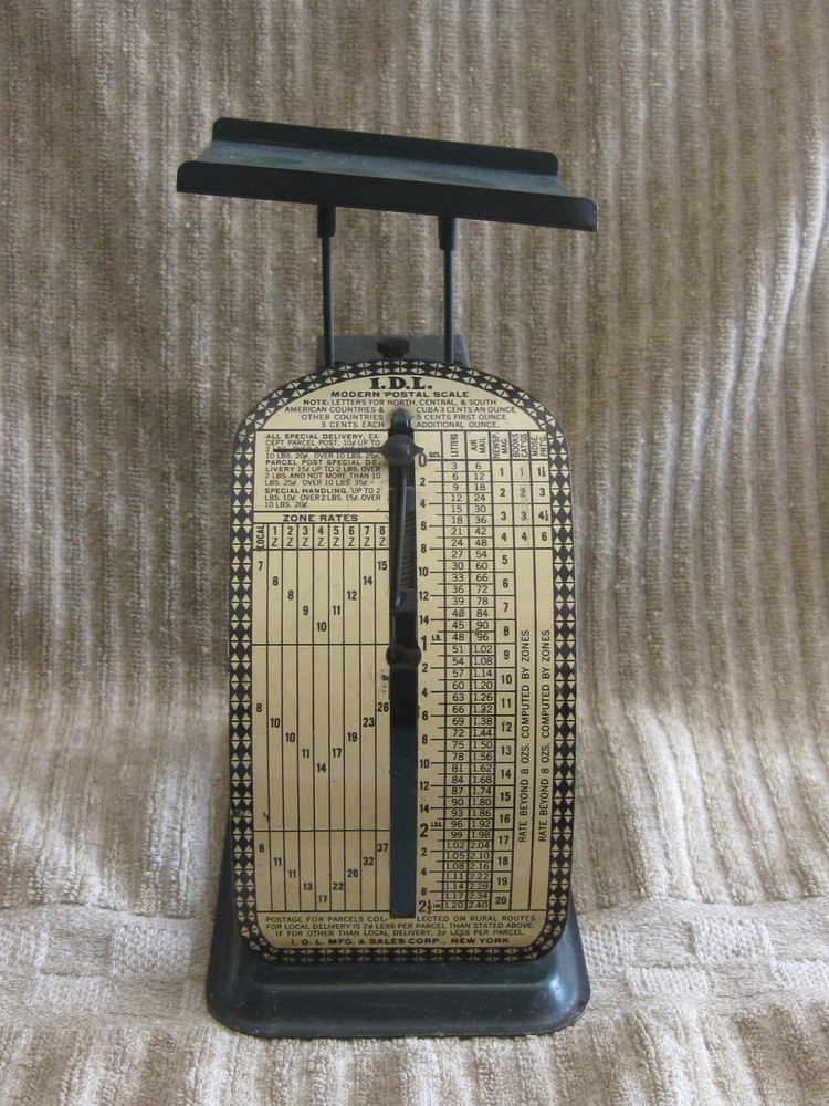 Vintage I.D.I. Postal Scale excellent condition