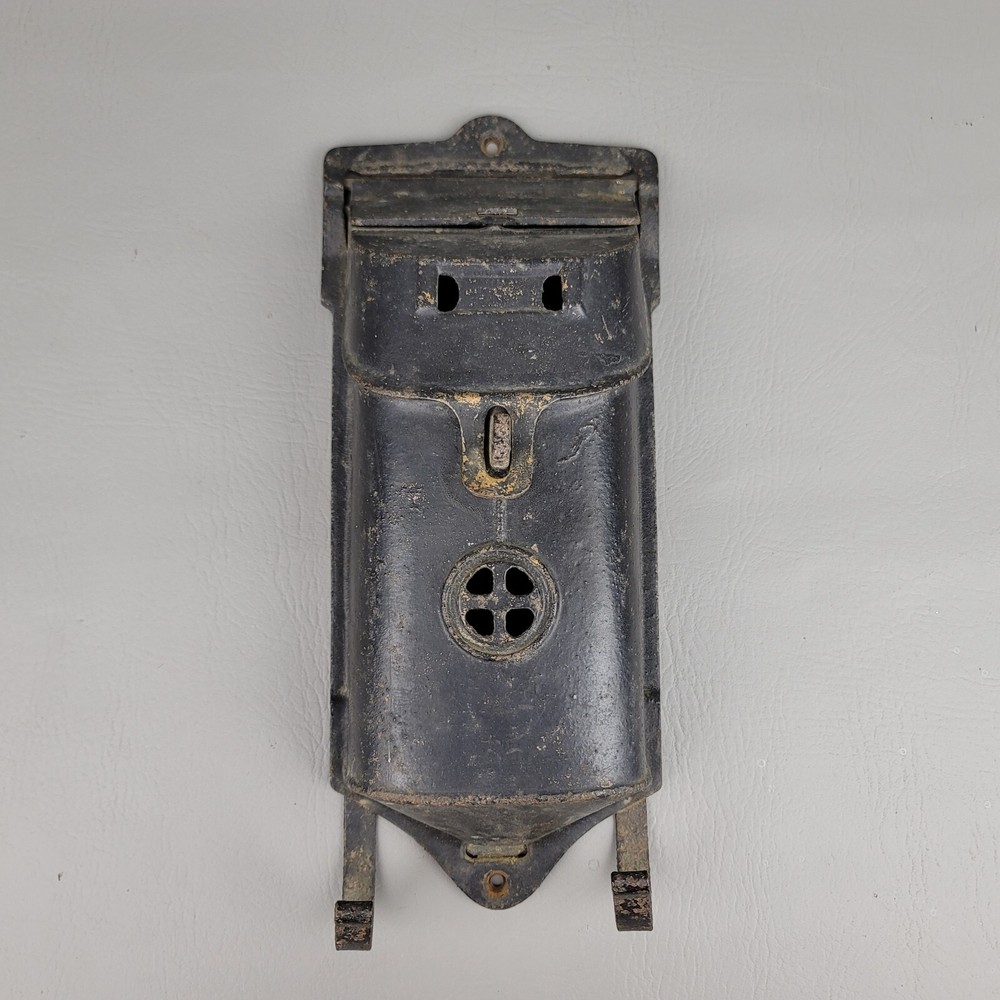 Antique Griswold ? Cast Iron Wall Mount Mailbox 106B