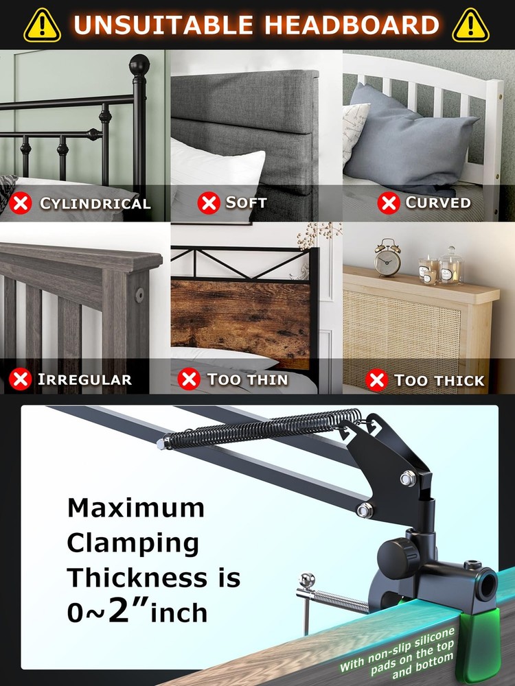 Foldable Tablet Stand, Tablet Mount Adjustable for Bed,Universal Flexible Hol...