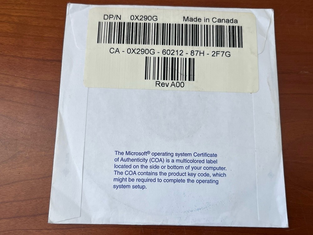 Dell Microsoft Windows XP Professional SP2 Operating System, Service Pack 2