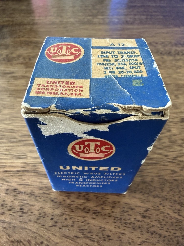 New Nos UTC A-12 Transformer