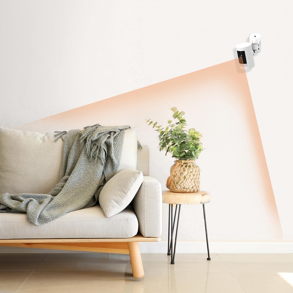 2Pack Ring Camera Wall Mount,Compatible with Mount 2P, White