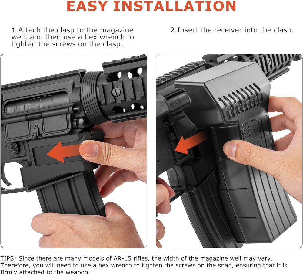 Quick-Release Heat-Resistant Brass Catcher - Tactical Universal Shell...