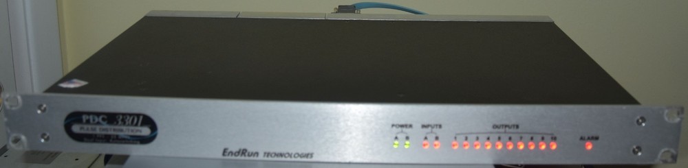 EndRun Technologies PDC 3301 Pulse Distribution Amplifier 2x10 1 PPS - 25 MPPS