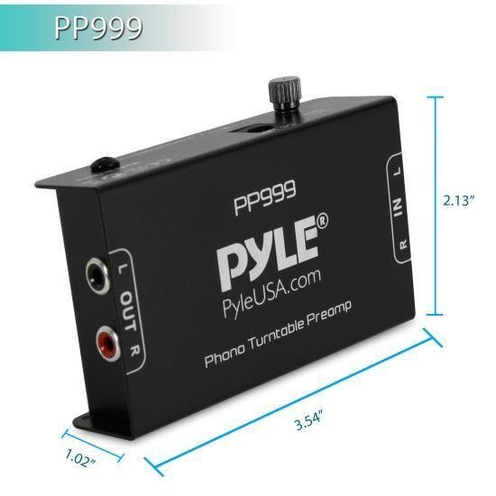 PYLE PRO PP999 Phono Turntable Pre-Amplifier